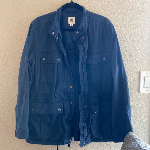 GAP Jackets & Blazers - Gap Navy Blue Utility Jacket